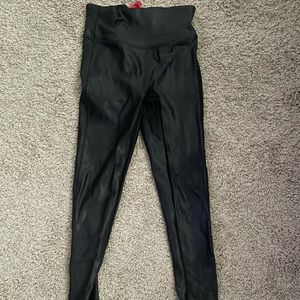 Spanx leather leggings